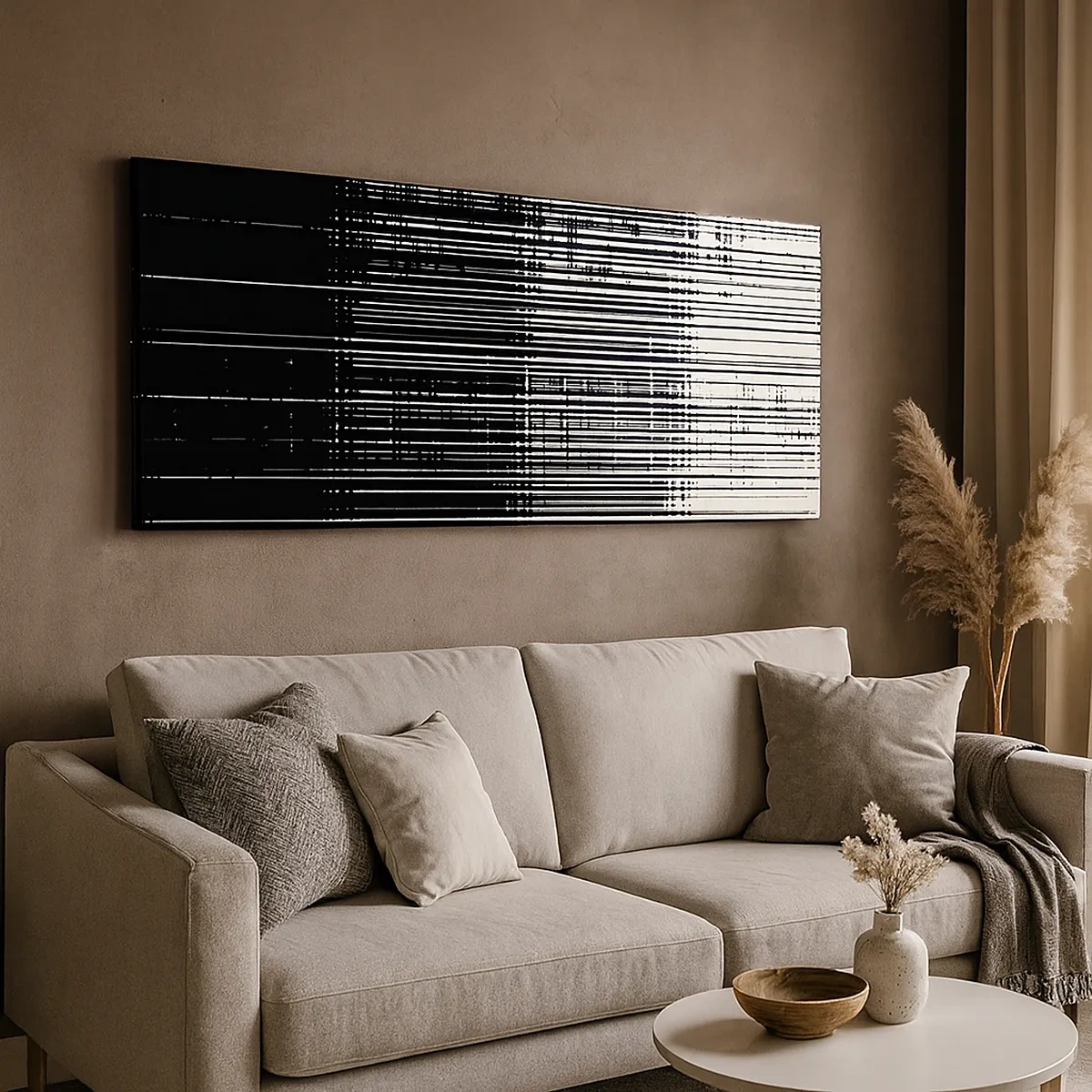 Tablou pe pânză - Valuri și vibrații - 30x30 cm