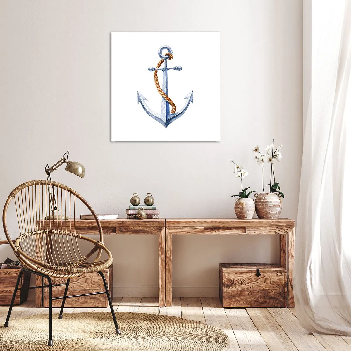 Tablou pe pânză - Ahoy aventura! - 30x30 cm