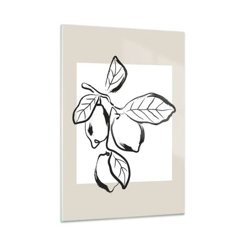 Tablou pe sticlă - Unde se coace lămâia... - 50x70 cm