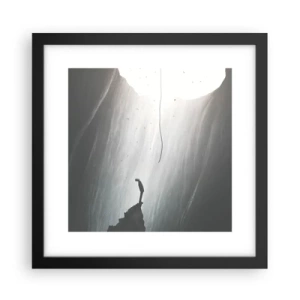 Poster în ramă neagră - Există întotdeauna o cale de ieșire - 30x30 cm