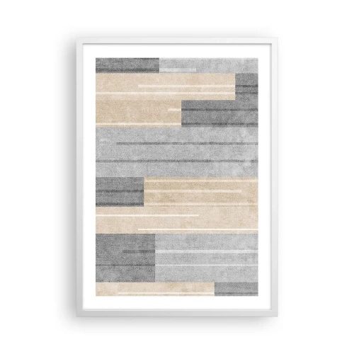Poster în ramă albă - Compoziție: în poziție verticală - 50x70 cm