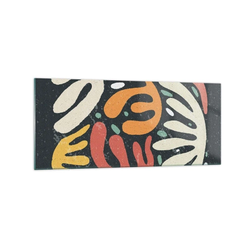 Tablou pe sticlă - Compoziție - te-am prins - 120x50 cm