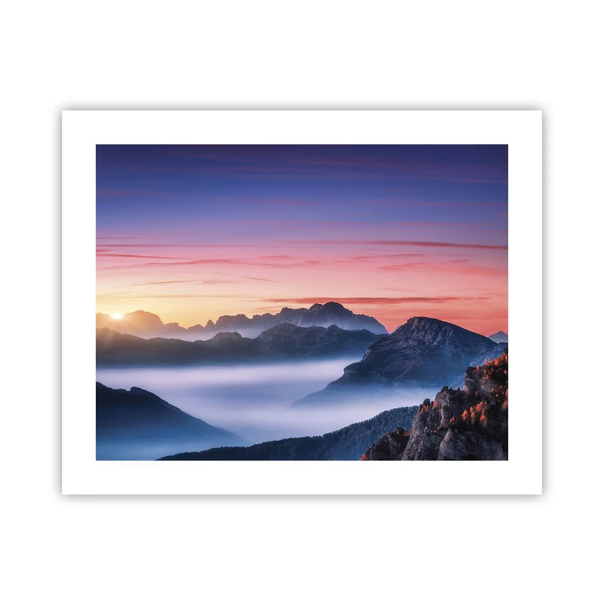 Poster - Peste văi - 50x40 cm