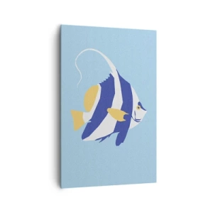 Tablou pe pânză - Frumoasa din apele tropicale - 80x120 cm