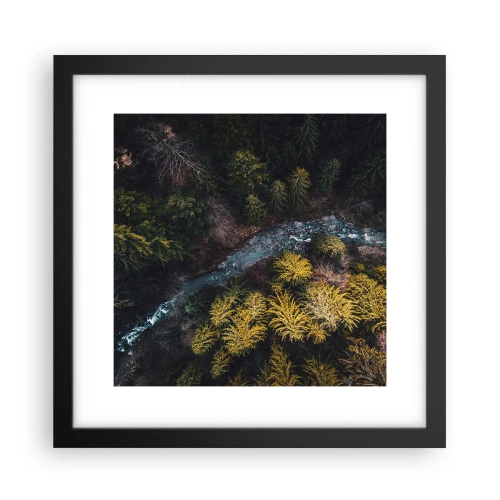 Poster în ramă neagră - Rapid și mai rapid - 30x30 cm
