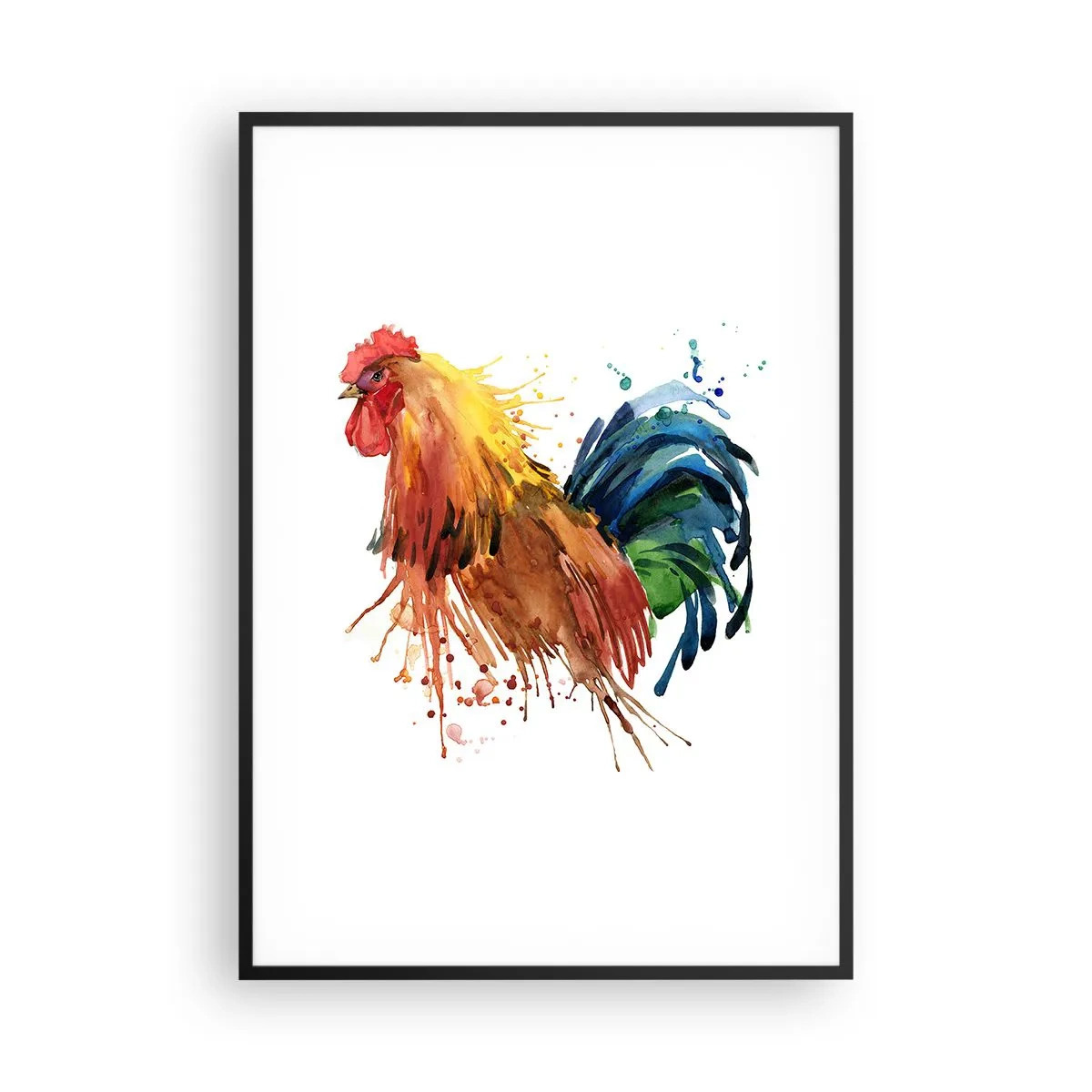 Poster în ramă neagră - Haina regală, mândria regală - 70x100 cm