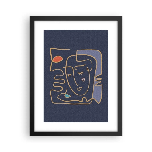 Poster în ramă neagră - În reverie - 30x40 cm
