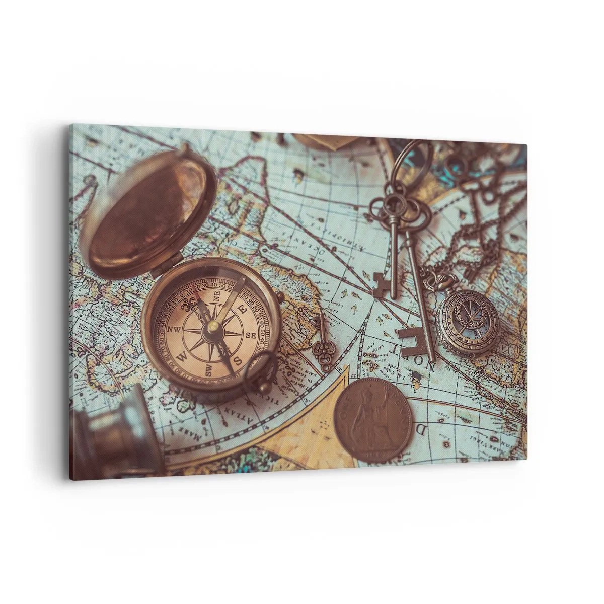 Tablou pe pânză - Pentru aventurierul din tine - 100x70 cm