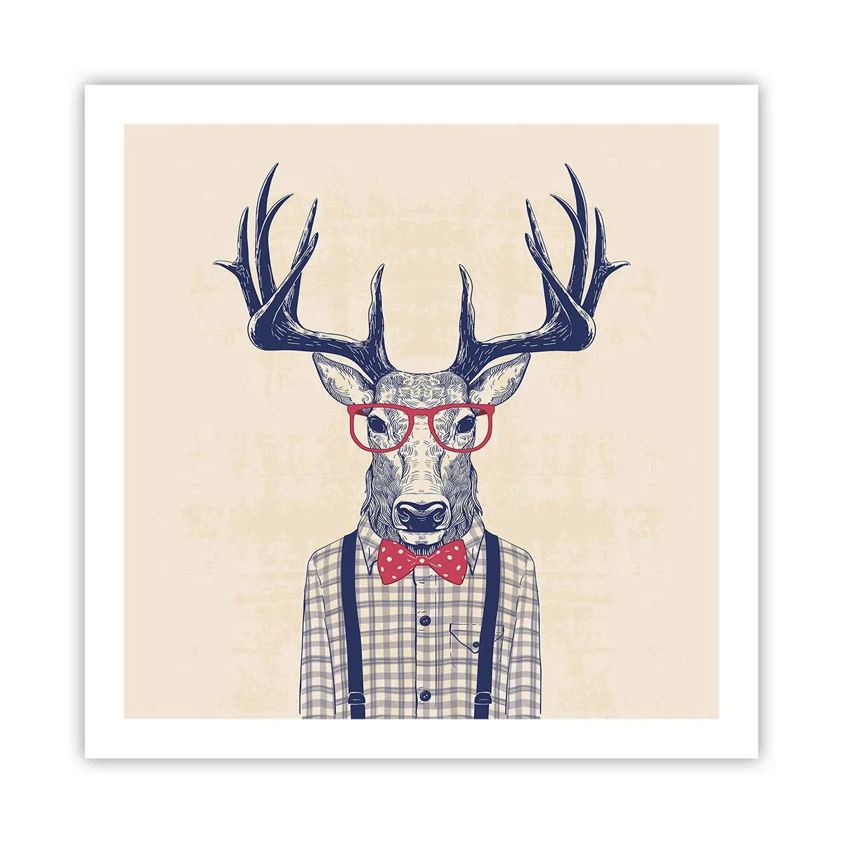 Poster - O extravaganță jucăușă - 60x60 cm