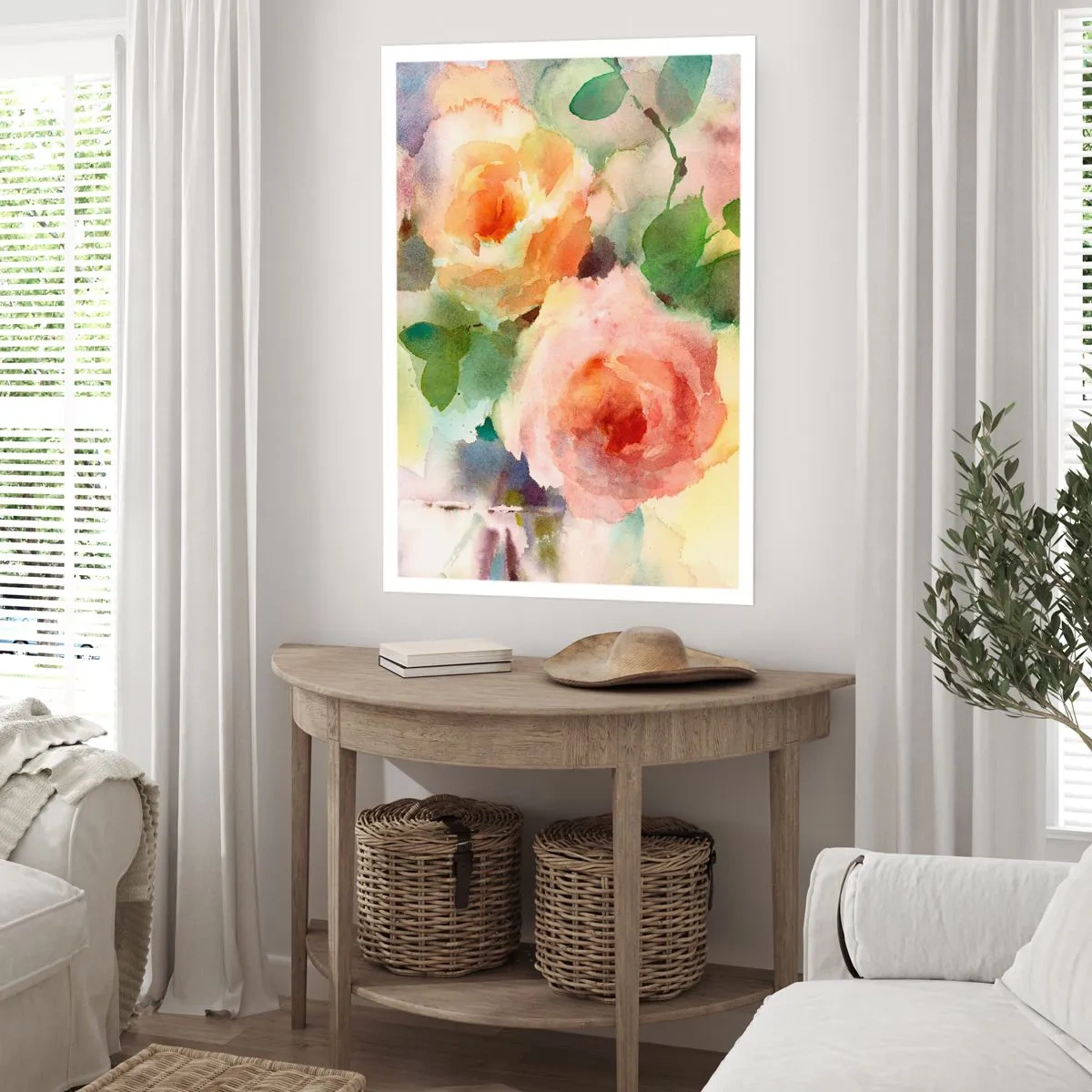 Poster - Delicat ca o acuarelă - 70x100 cm