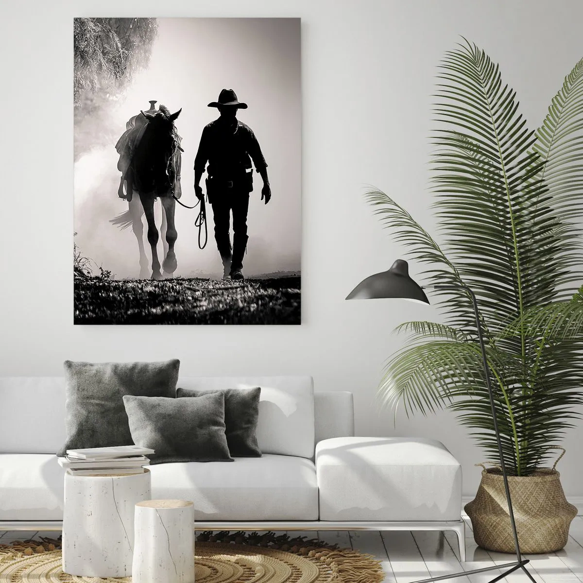 Tablou pe sticlă - Texas de dimineața - 50x70 cm