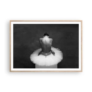 Poster în ramă de stejar deschis - Chiar înflorește - 100x70 cm