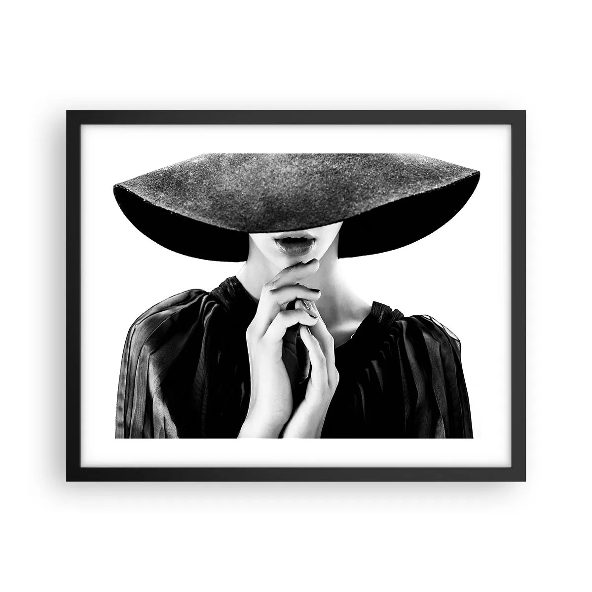 Poster în ramă neagră - Frumusețea ascunsă - 50x40 cm