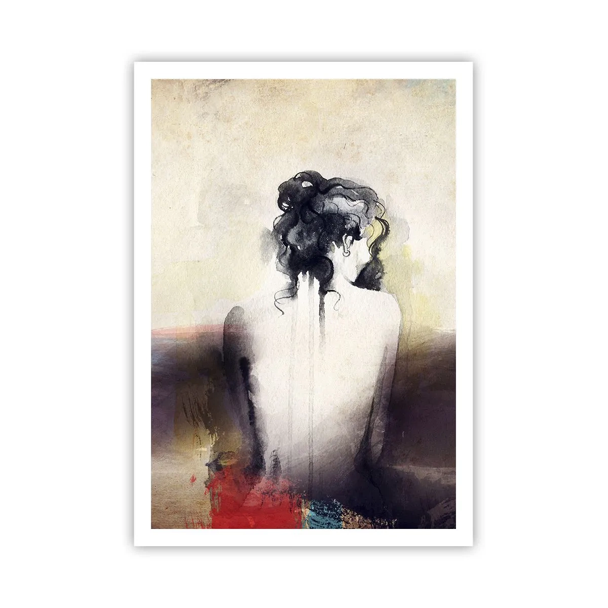 Poster - Linii moi, forme ovale - 70x100 cm