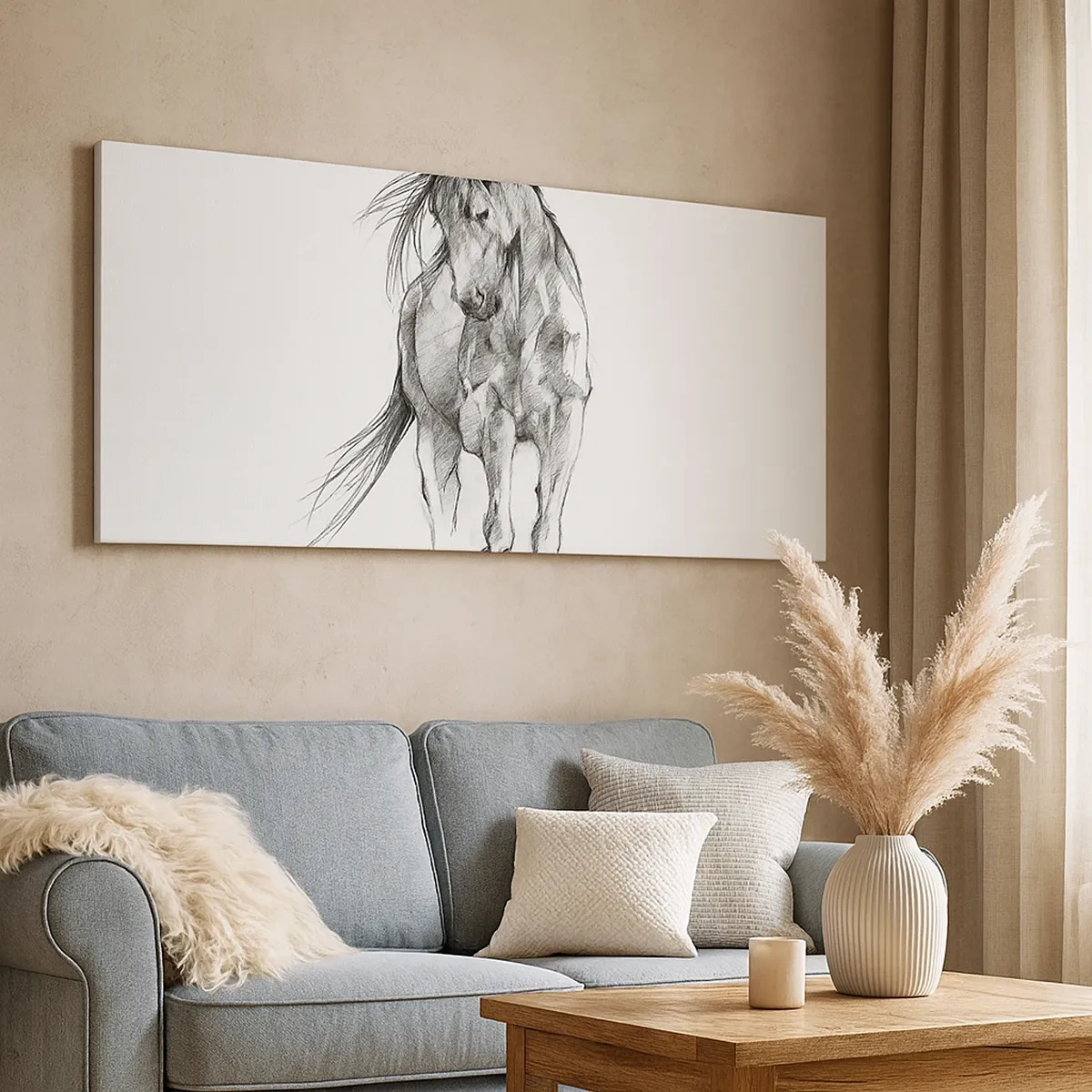 Tablou pe pânză - Într-un trap grațios - 30x30 cm