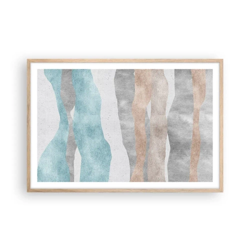 Poster în ramă de stejar deschis - Studiu de proximitate - 91x61 cm