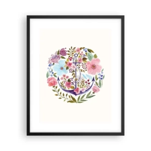 Poster în ramă neagră - Somnul bun al marinarului - 40x50 cm