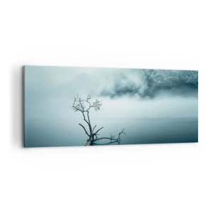 Tablou pe pânză - Din apă și ceață - 100x40 cm