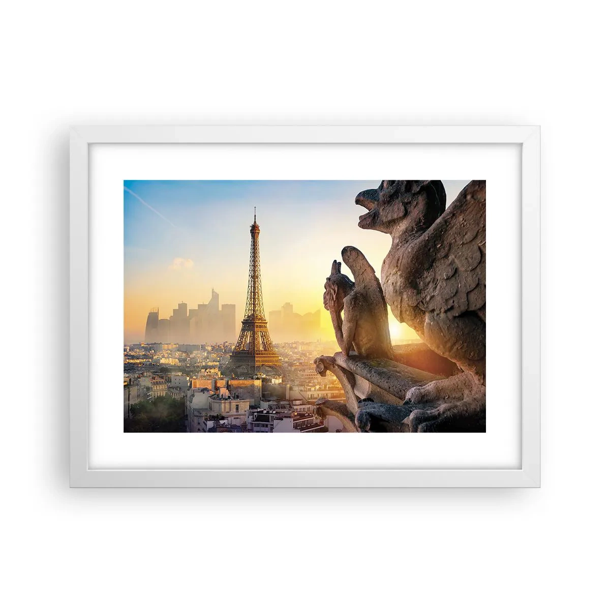 Poster în ramă albă - S-au schimbat multe... - 40x30 cm