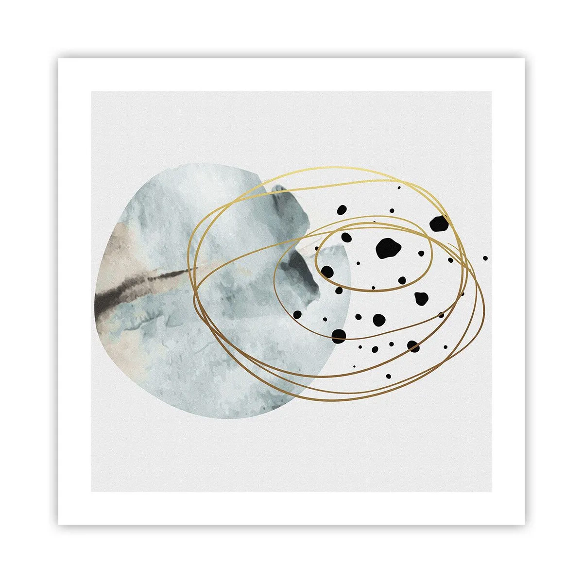 Poster - În îmbrățișarea spațiului - 50x50 cm