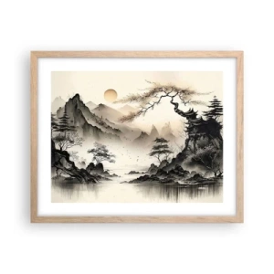 Poster în ramă de stejar deschis - Farmecul unic al Orientului - 50x40 cm