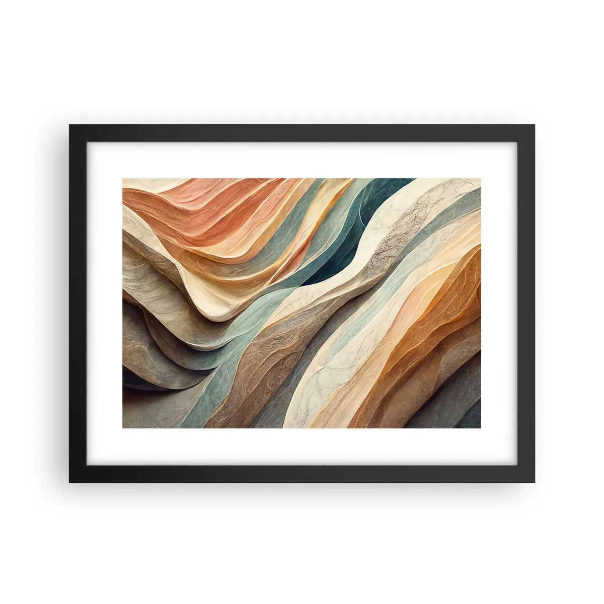 Poster în ramă neagră - Momentul dinaintea schimbării - 40x30 cm