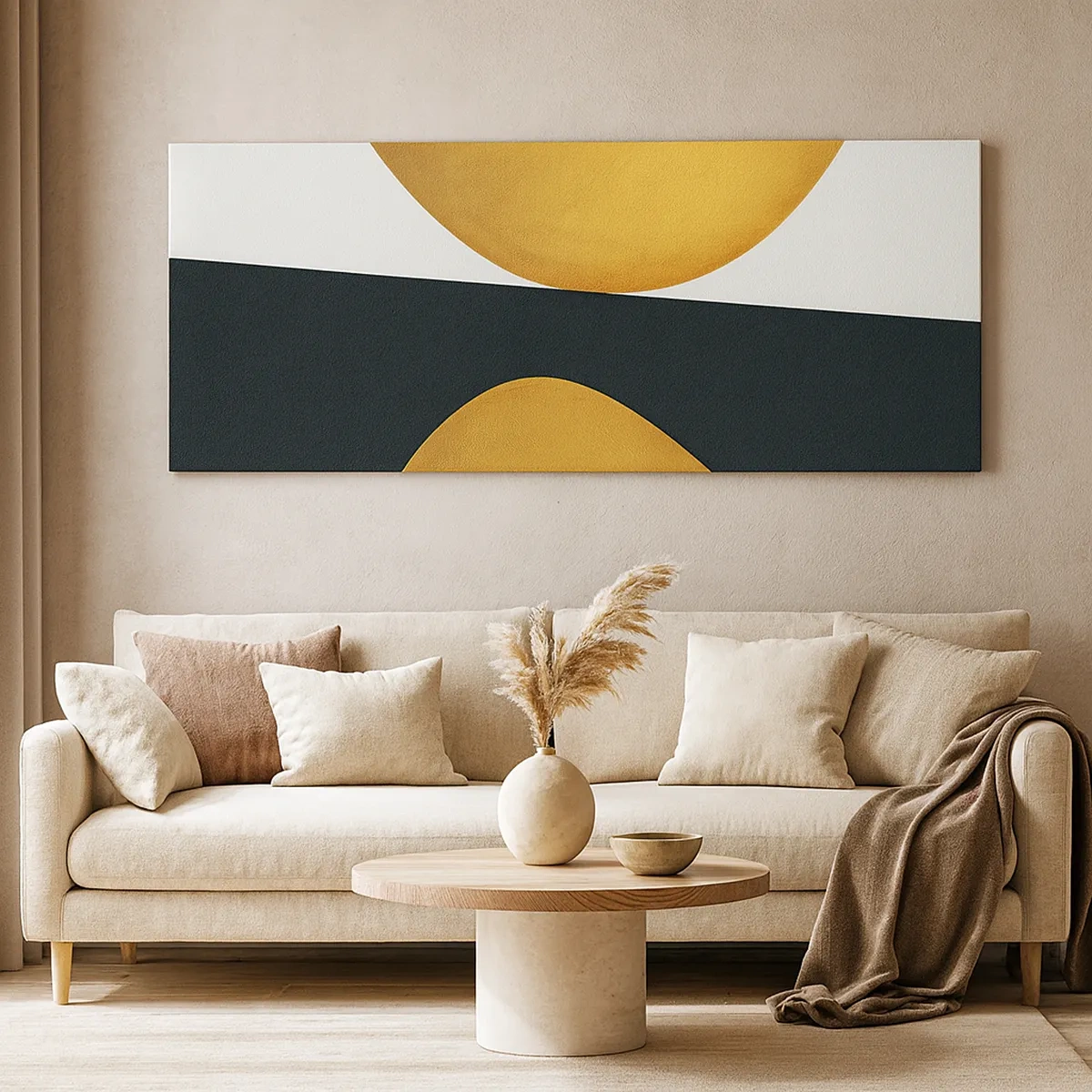 Tablou pe pânză - În primul rând: aurul - 30x30 cm