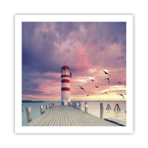 Poster - Să ne întoarcem în port - 60x60 cm