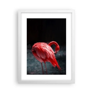 Poster în ramă albă - Poemul purpuriu al naturii - 30x40 cm