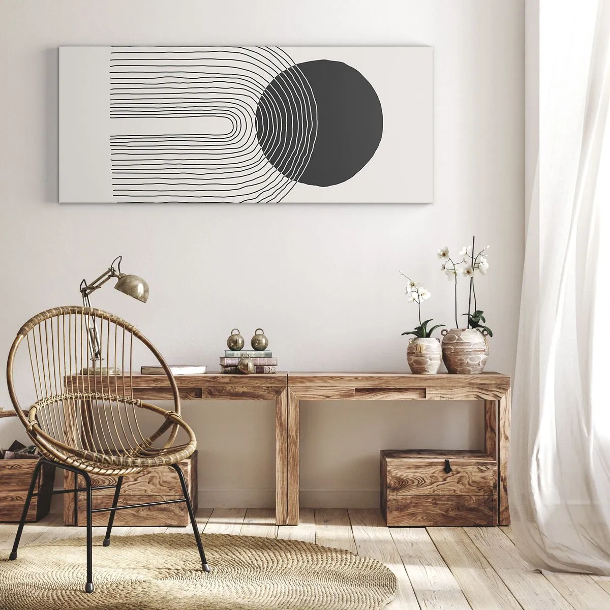 Tablou pe pânză - Tremurând și încrezător - 100x40 cm
