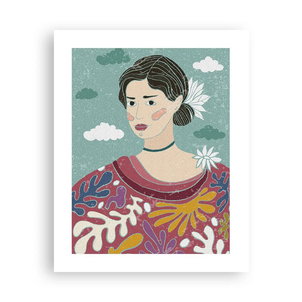 Poster - Cu melancolie în privire - 40x50 cm