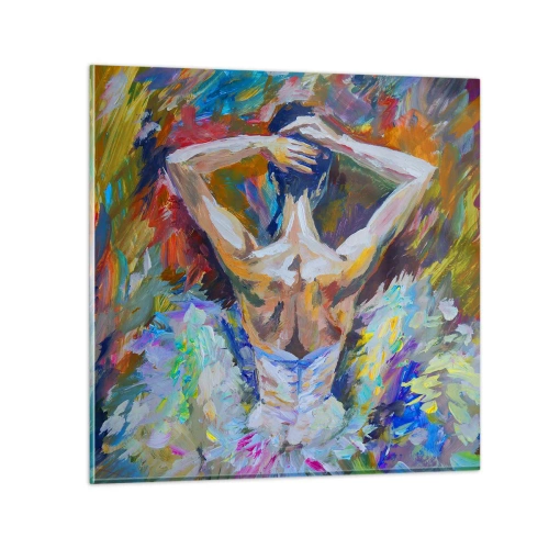 Tablou pe sticlă - Ar putea fi orice - 40x40 cm