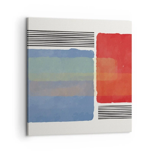 Tablou pe pânză - Spiritul și litera geometriei - 60x60 cm