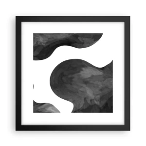 Poster în ramă neagră - Calea Lactee - 30x30 cm