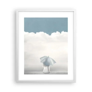 Poster în ramă albă - La limita dintre realitate și vise - 40x50 cm