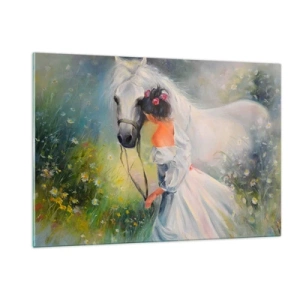 Tablou pe sticlă - Ca dintr-un vis frumos - 120x80 cm