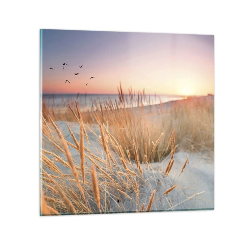 Tablou pe sticlă - Cântec de leagăn baltic - 30x30 cm