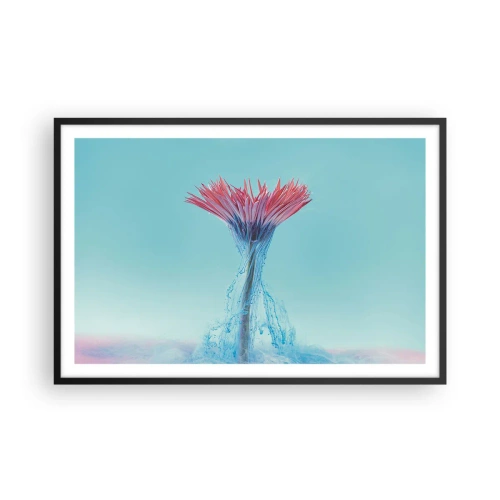 Poster în ramă neagră - Într-o unduire revigorantă - 91x61 cm