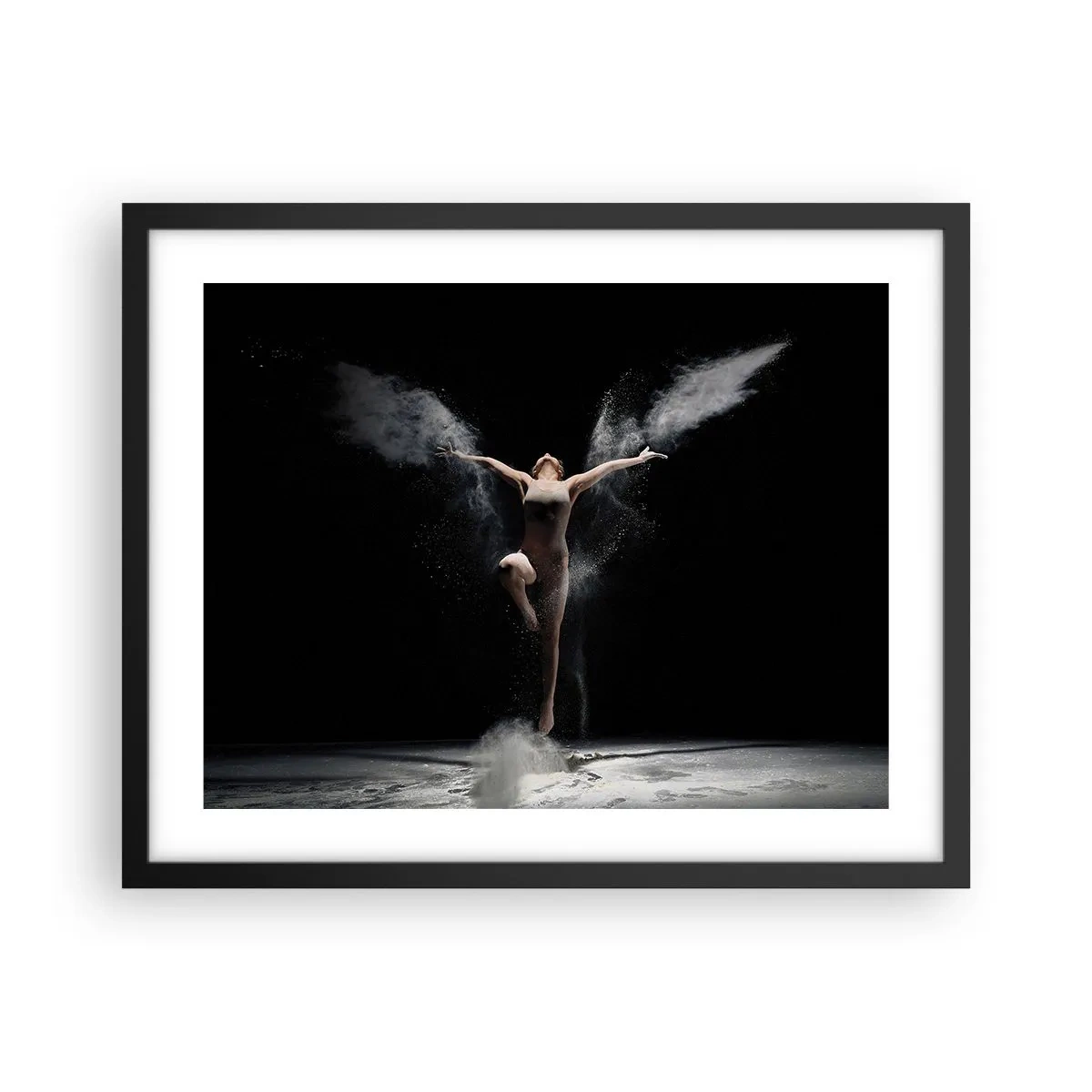 Poster în ramă neagră - Elfii există - 50x40 cm