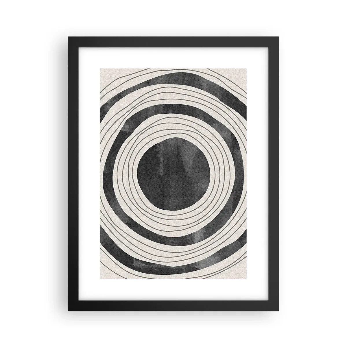 Poster în ramă neagră - Direct la subiect - 30x40 cm