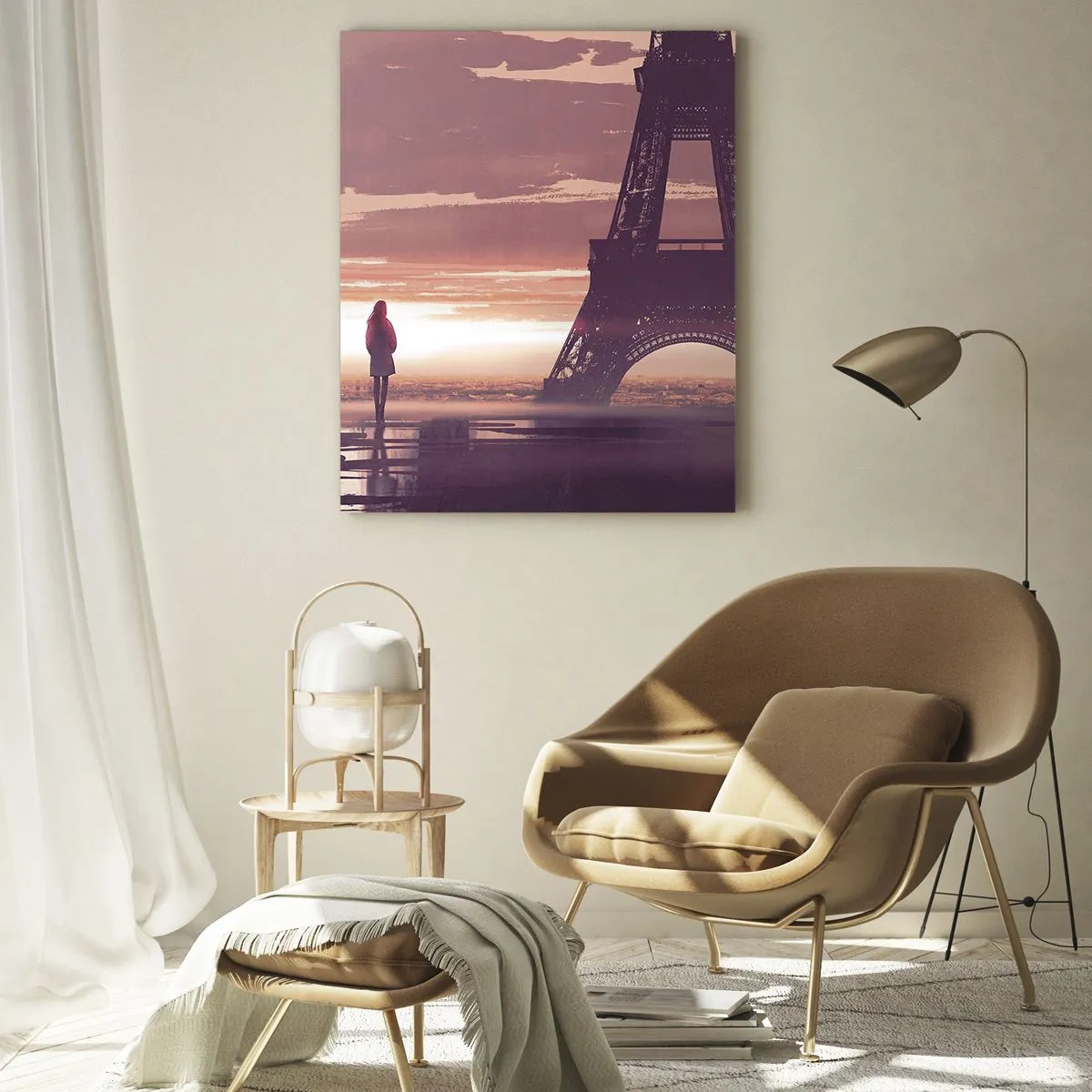 Tablou pe sticlă - Doar ele două - 50x70 cm