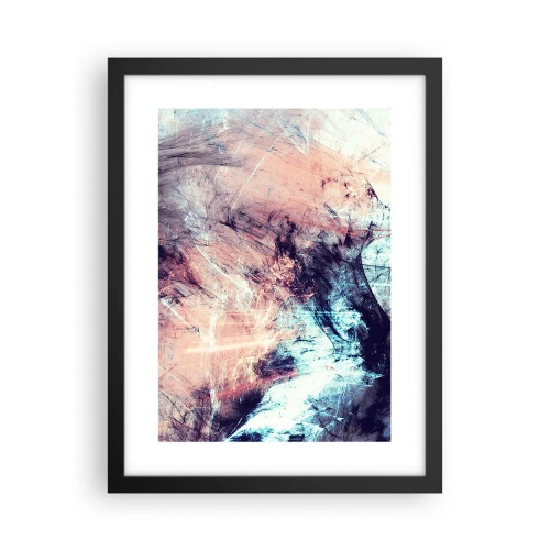 Poster în ramă neagră - Simte vântul - 30x40 cm