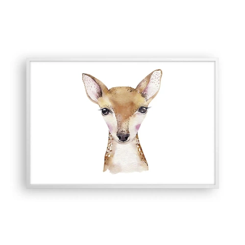 Poster în ramă albă - Natura inocenței - 91x61 cm