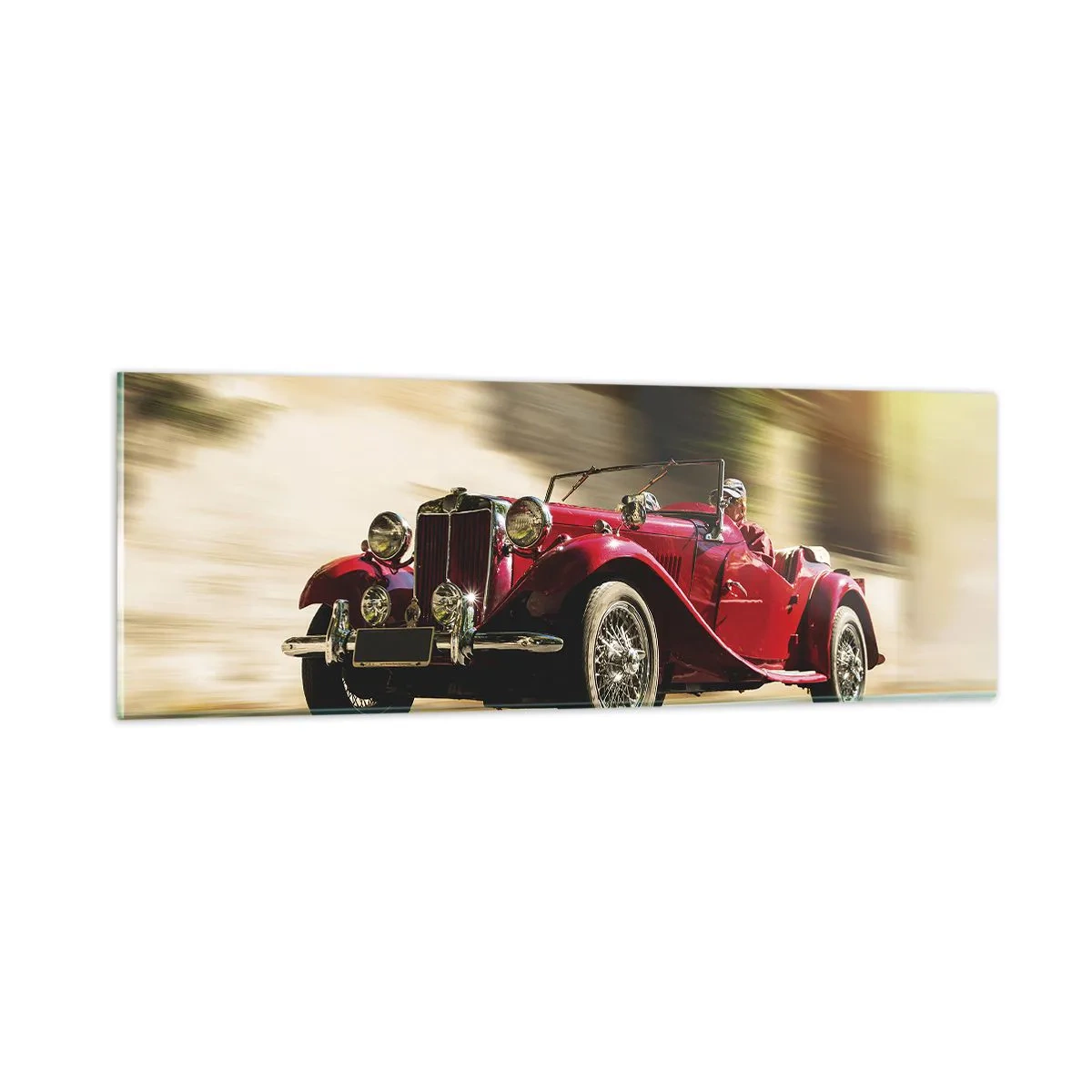 Tablou pe sticlă - Mai frumoasă decât Nike din Samothrace - 90x30 cm