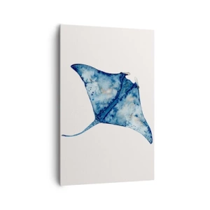 Tablou pe pânză - Viața în albastru - 80x120 cm