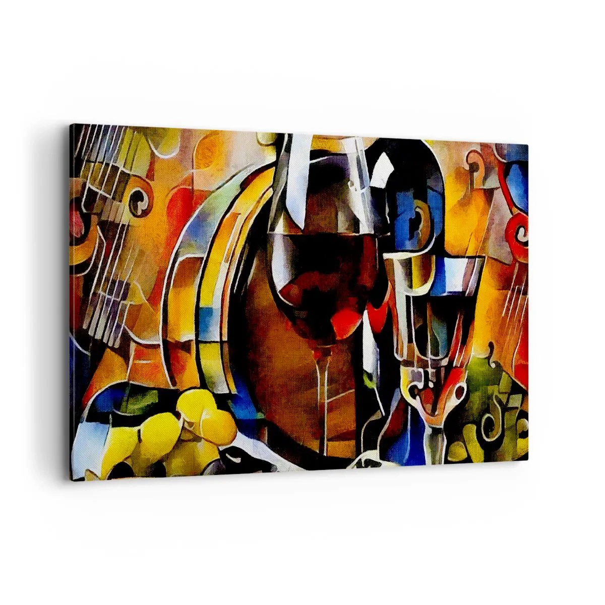 Tablou pe pânză - Și lumea devine mai colorată - 120x80 cm