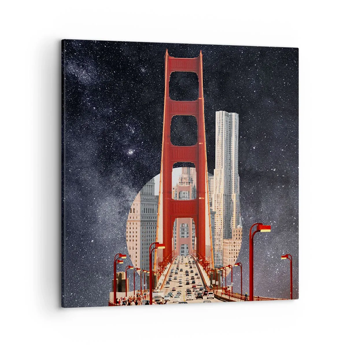 Tablou pe pânză - Întotdeauna în centru - 50x50 cm