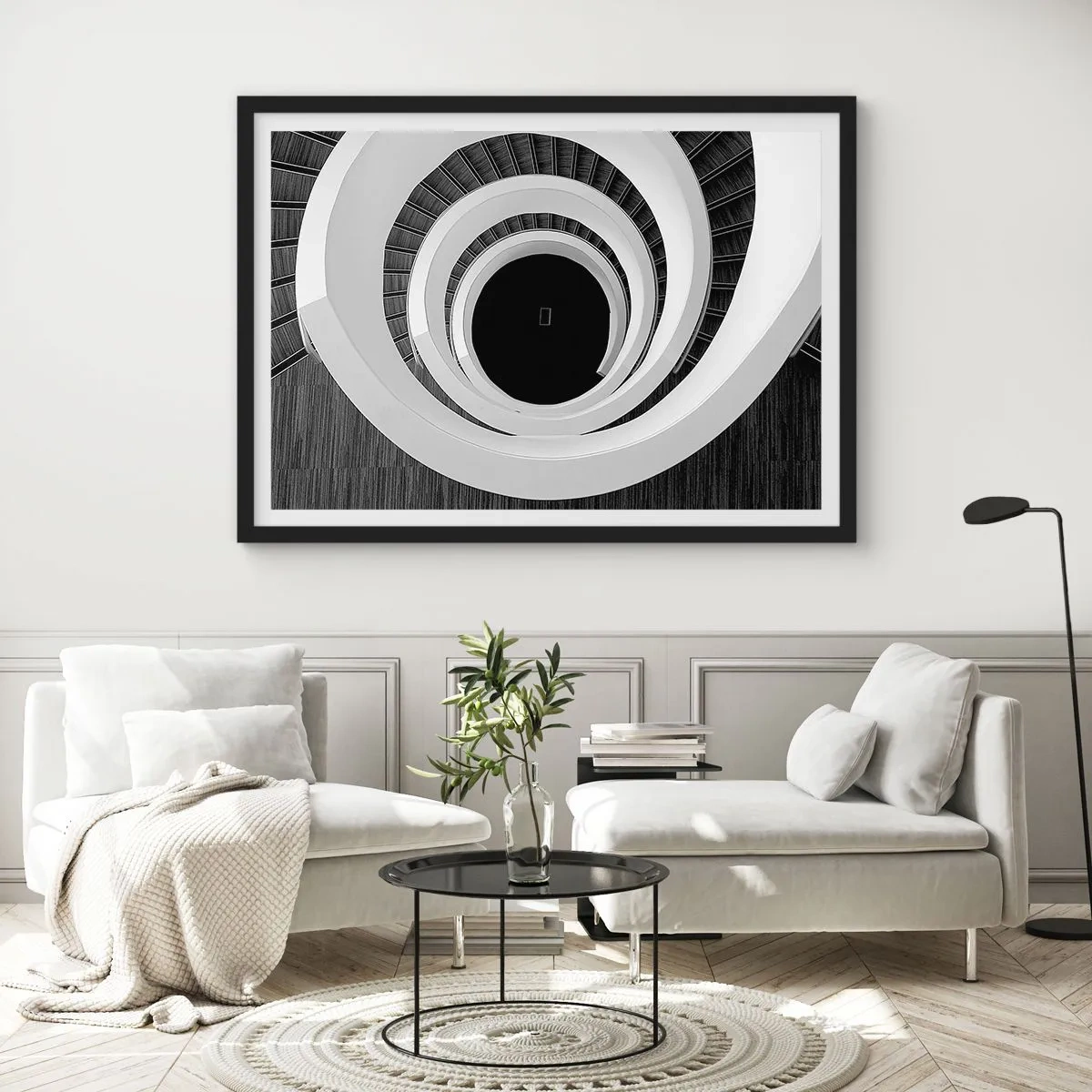 Poster în ramă neagră - Până la miez - 40x30 cm
