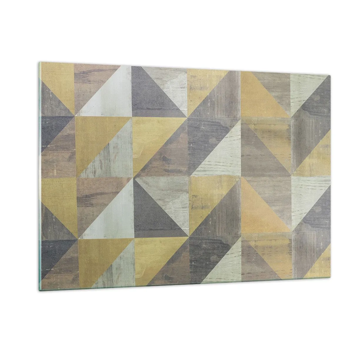 Tablou pe sticlă - La unghiul triunghiului - 120x80 cm