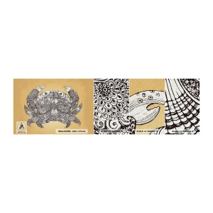 Mostră tapet autocolant Deluxe Sticker - Poveștile Domnului Crab - Crab, Animale, Desen - 100x30 cm